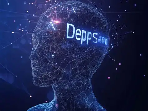 雾中栈道第一站：DeepSeek官网序实木牌景观